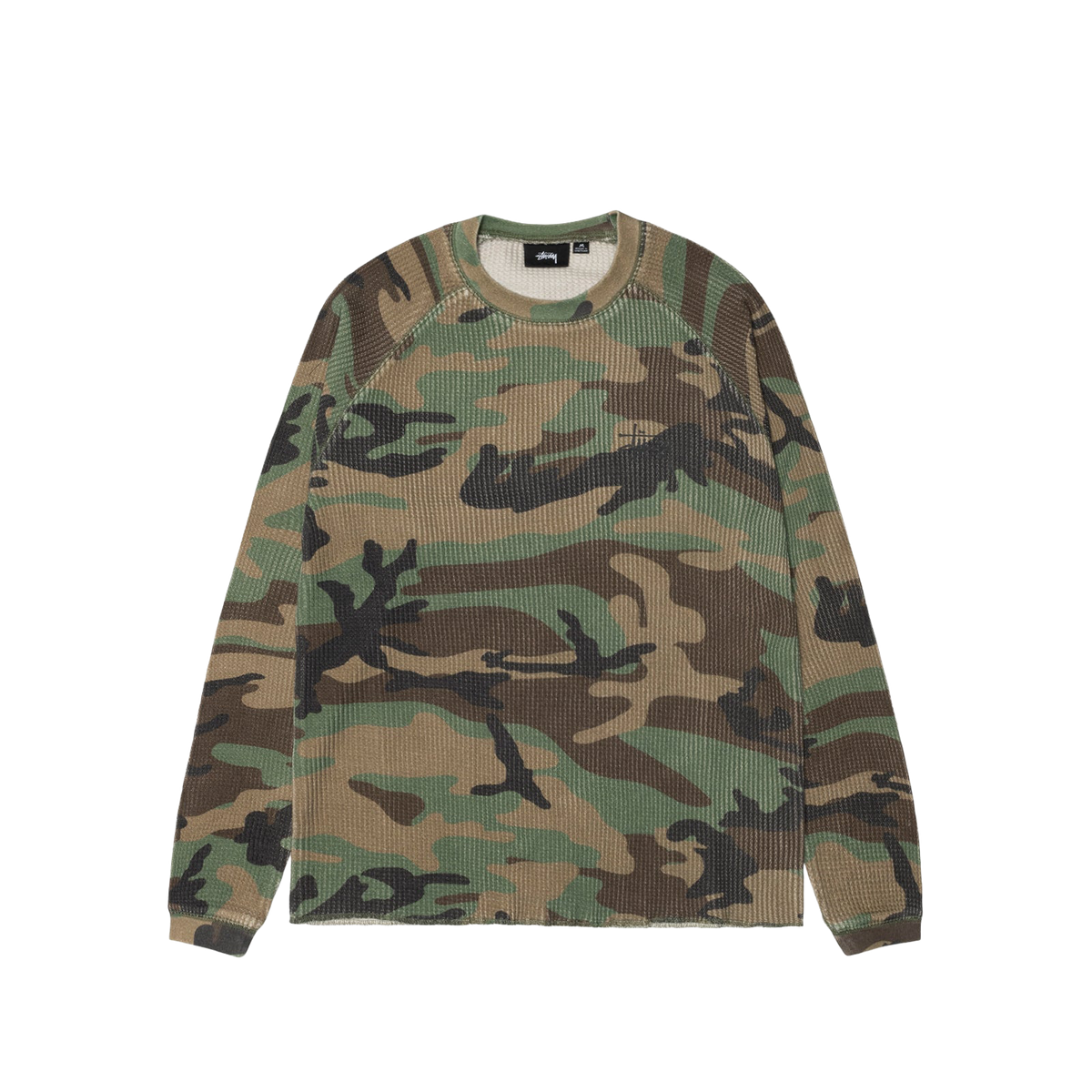 stussy BASIC STÜSSY THERMAL SAND CAMO Basic Stüssy Thermal – Sand Camo | Tops | Stüssy