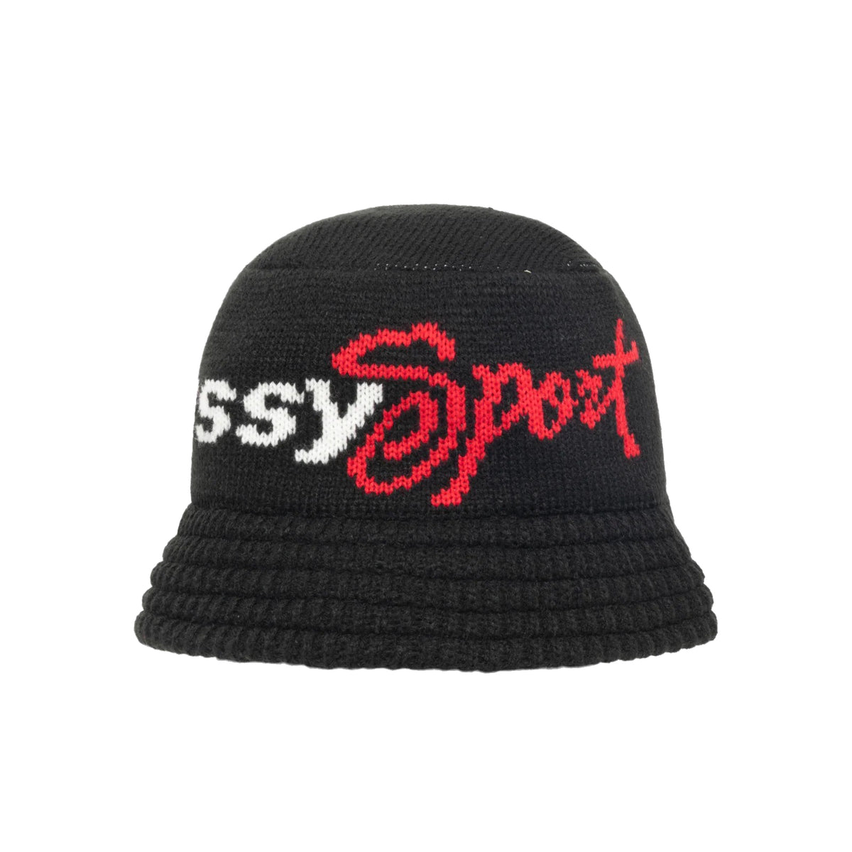 帽子 stussy swirl knit bucket hat black Stüssy Men's' Swirl Knit Bucket Hat in Black | LN-CC®