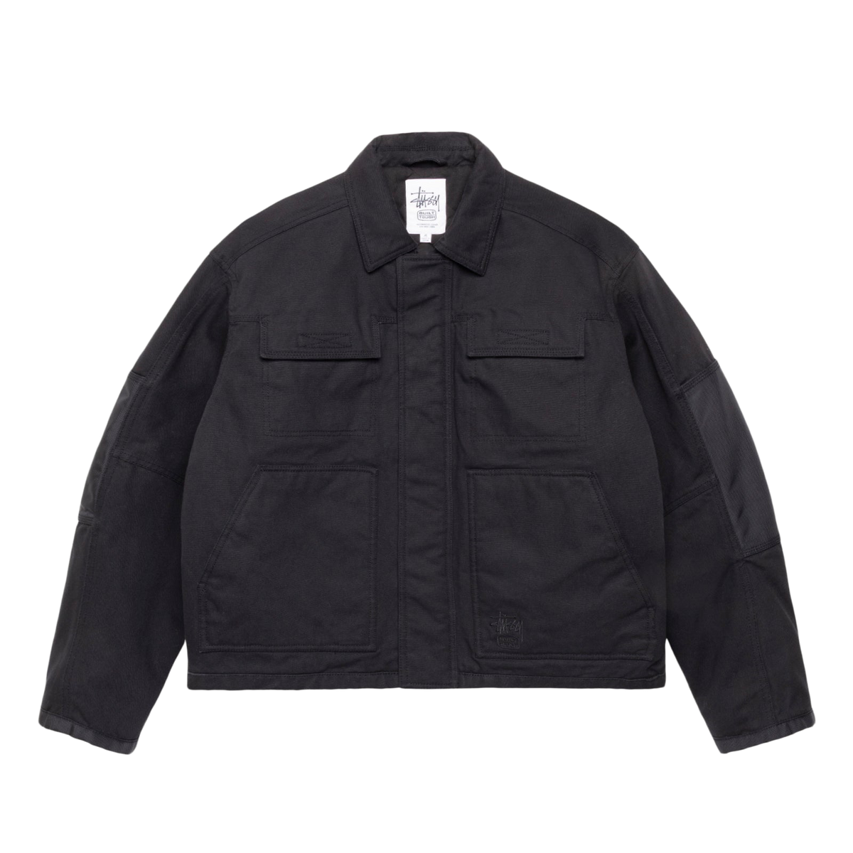 Stussy ブラック ワークギアジャケット 115785 Mサイズ Utility Work Jacket (Black) | Loading Store
