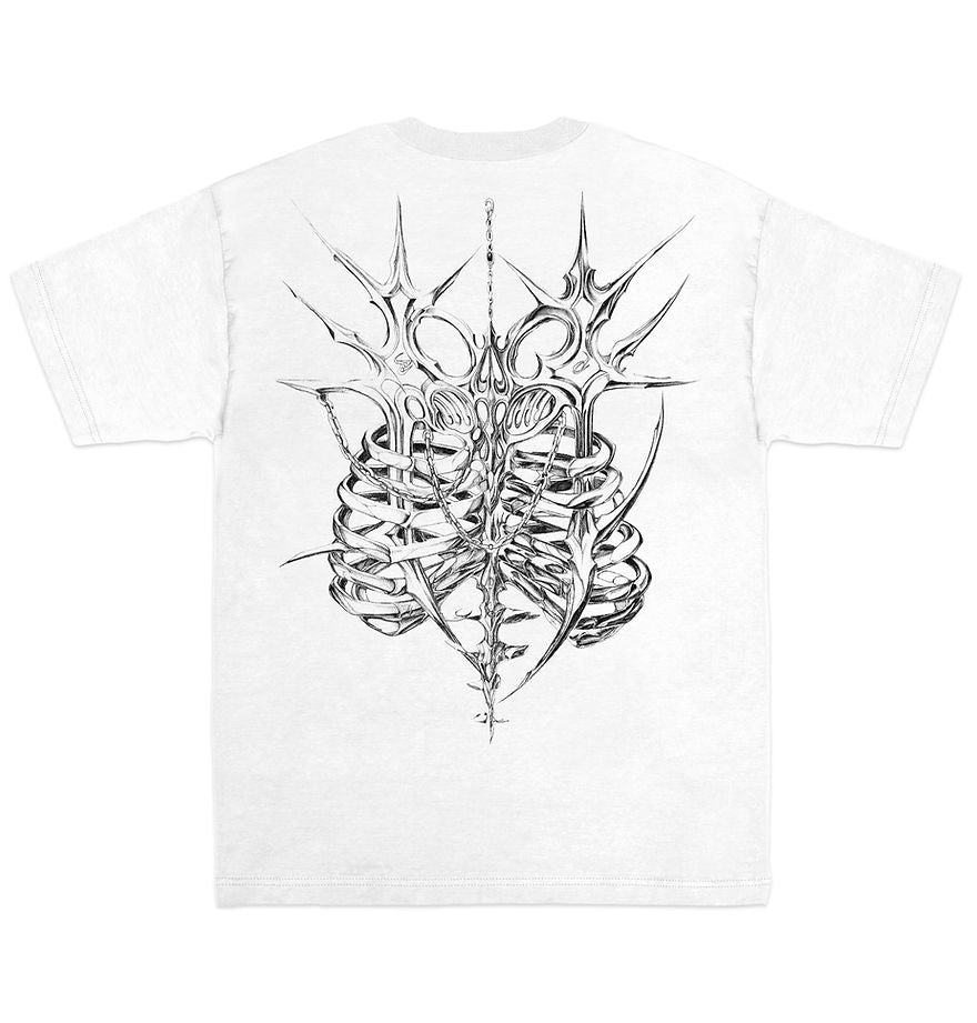 Exoskeleton Tee (White) | Loading Store