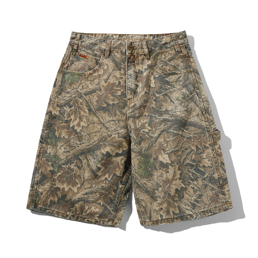 Carpenter Denim Shorts (Forest Camo) | Loading Store