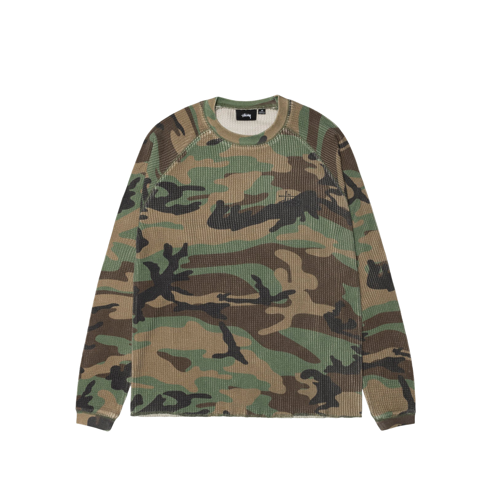 BASIC STÜSSY THERMAL CAMO S Basic Stüssy Thermal – Sand Camo | Tops | Stüssy