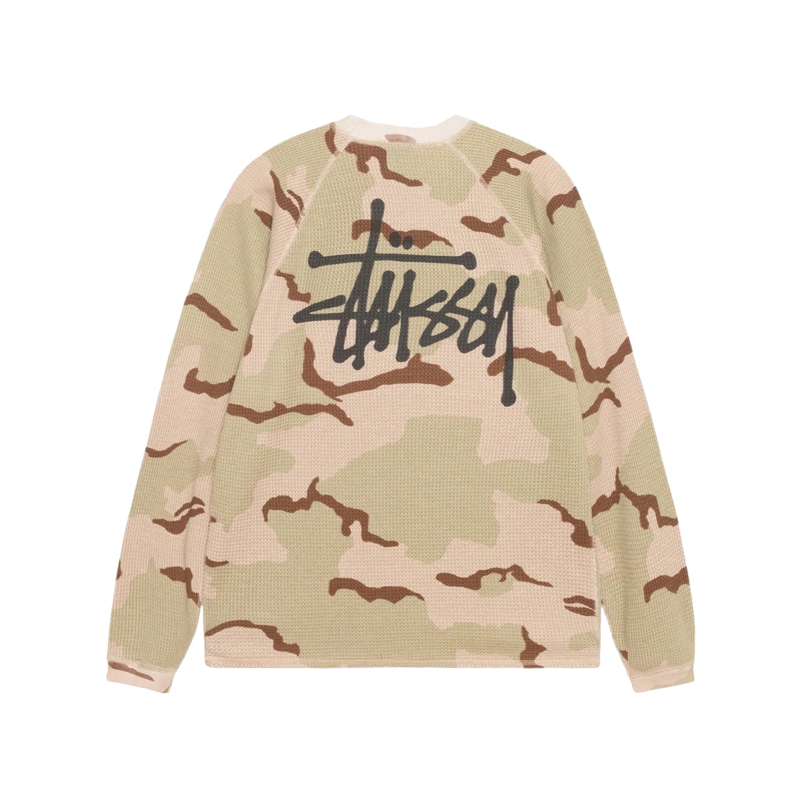 Raglan Thermal Ls Crew in desert camo – Stüssy Japan