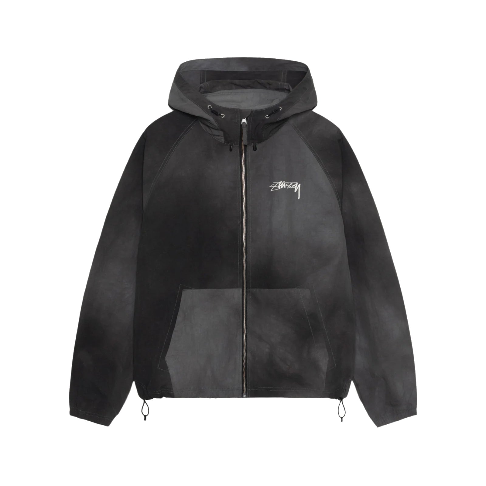 Stüssy Wave dye Beach shell jacket Beach Shell Wave Dye – Black | Outerwear | Stüssy