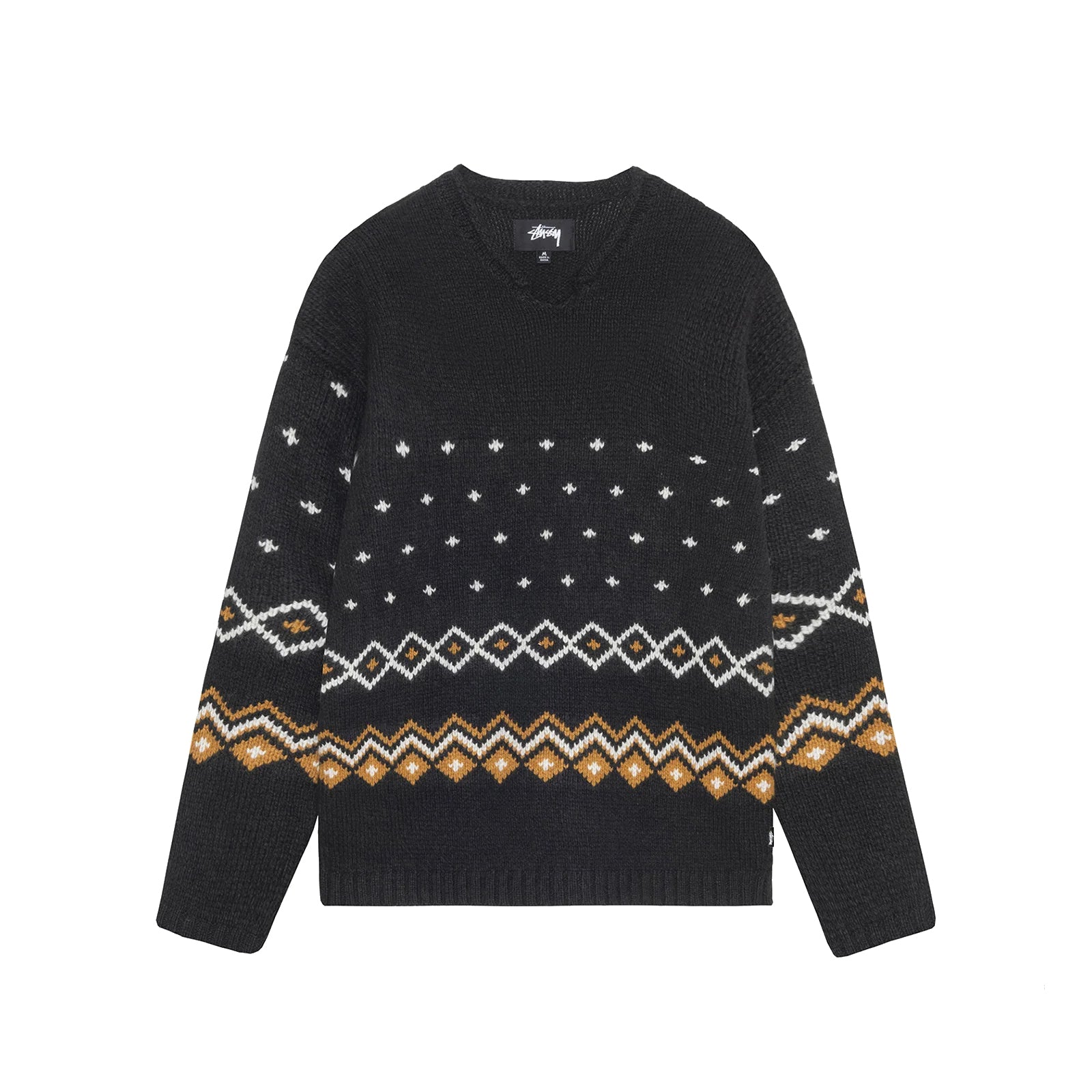 トップス STUSSY ROLL NECK FAIRISLE SWEATER Roll Neck Fairisle Sweater | Loading Store