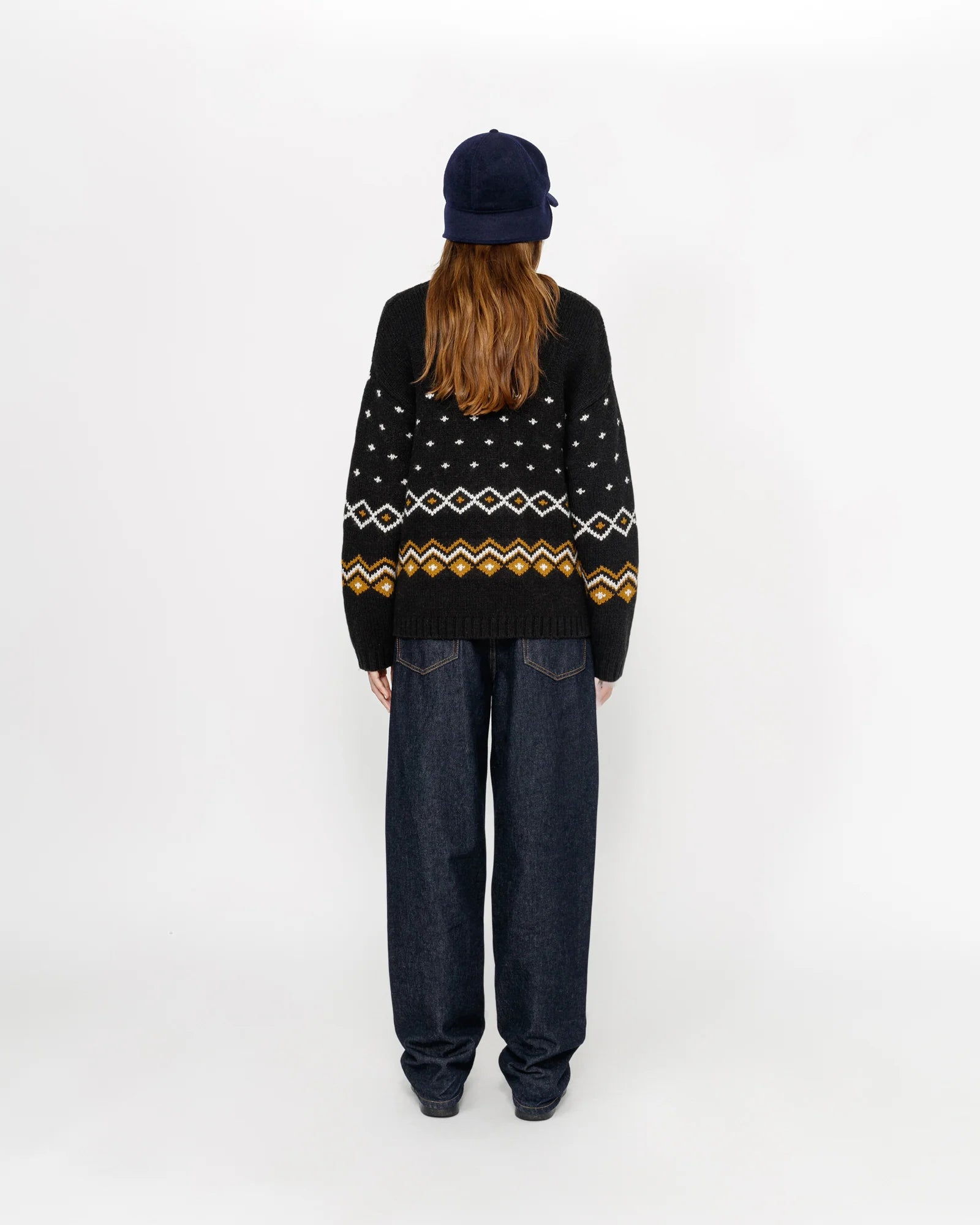 トップス STUSSY ROLL NECK FAIRISLE SWEATER Roll Neck Fairisle Sweater | Loading Store
