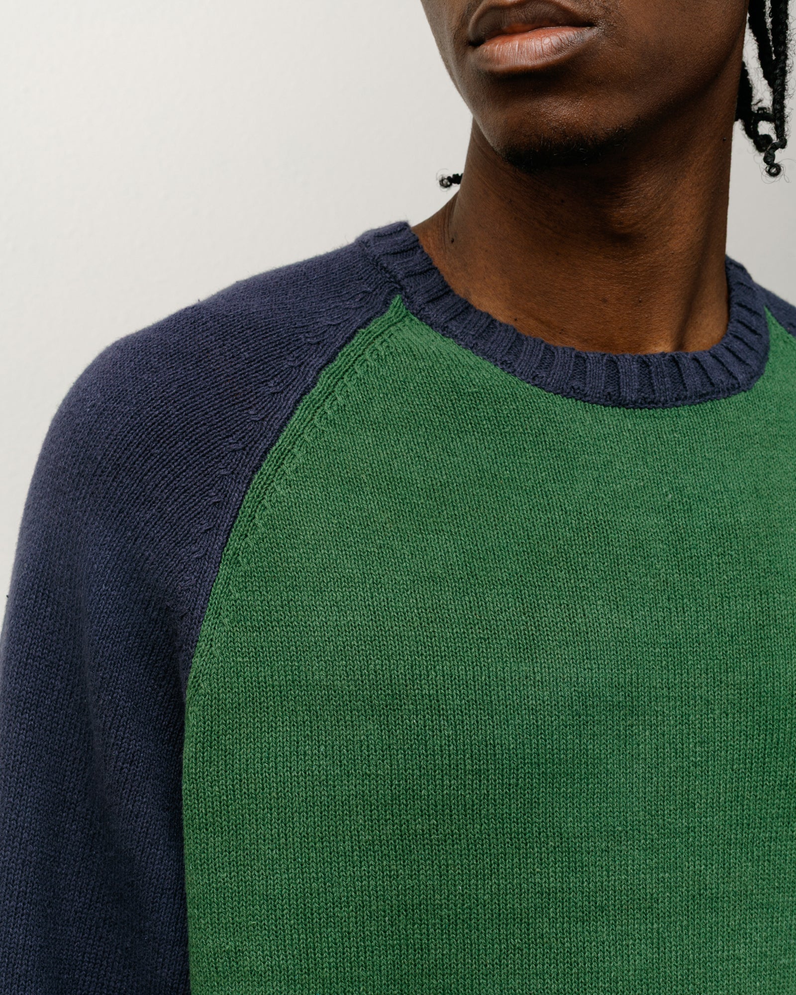 トップス STUSSY25SS COLORBLOCKED RAGLAN KNIT CREW Colorblocked Raglan Knit Crew | Loading Store