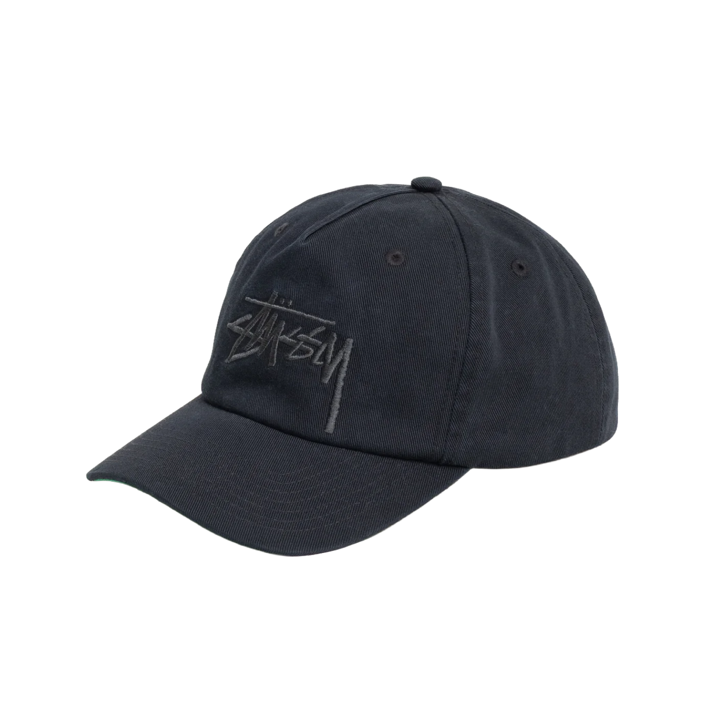 Stussy Big Stock Snapback Cap Navy Eclipse – 100% Cotton Cap