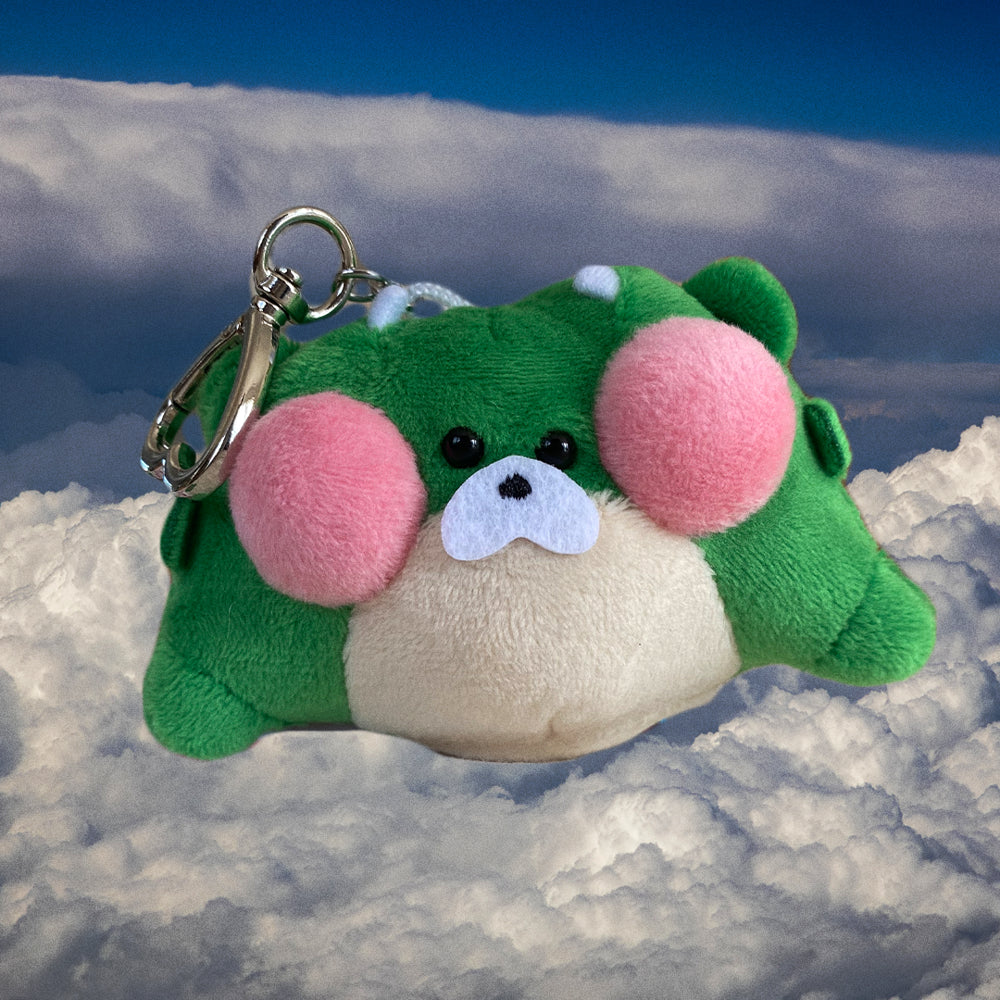 ☆sinoon☆ SMORE PADDING BAG KEYRING LIGHT GREEN SINOON ｜시눈 공식 온라인 스토어