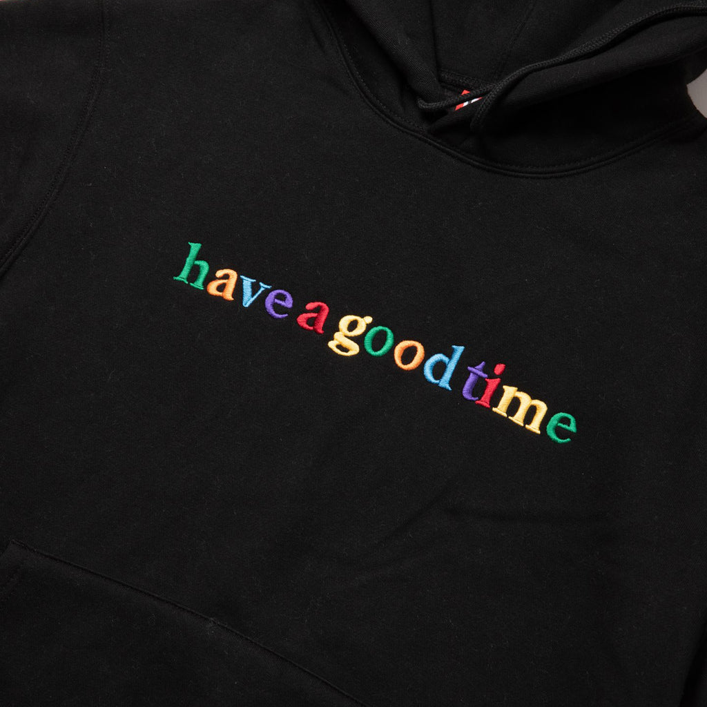 Colorful Side Logo Pullover Hoodie