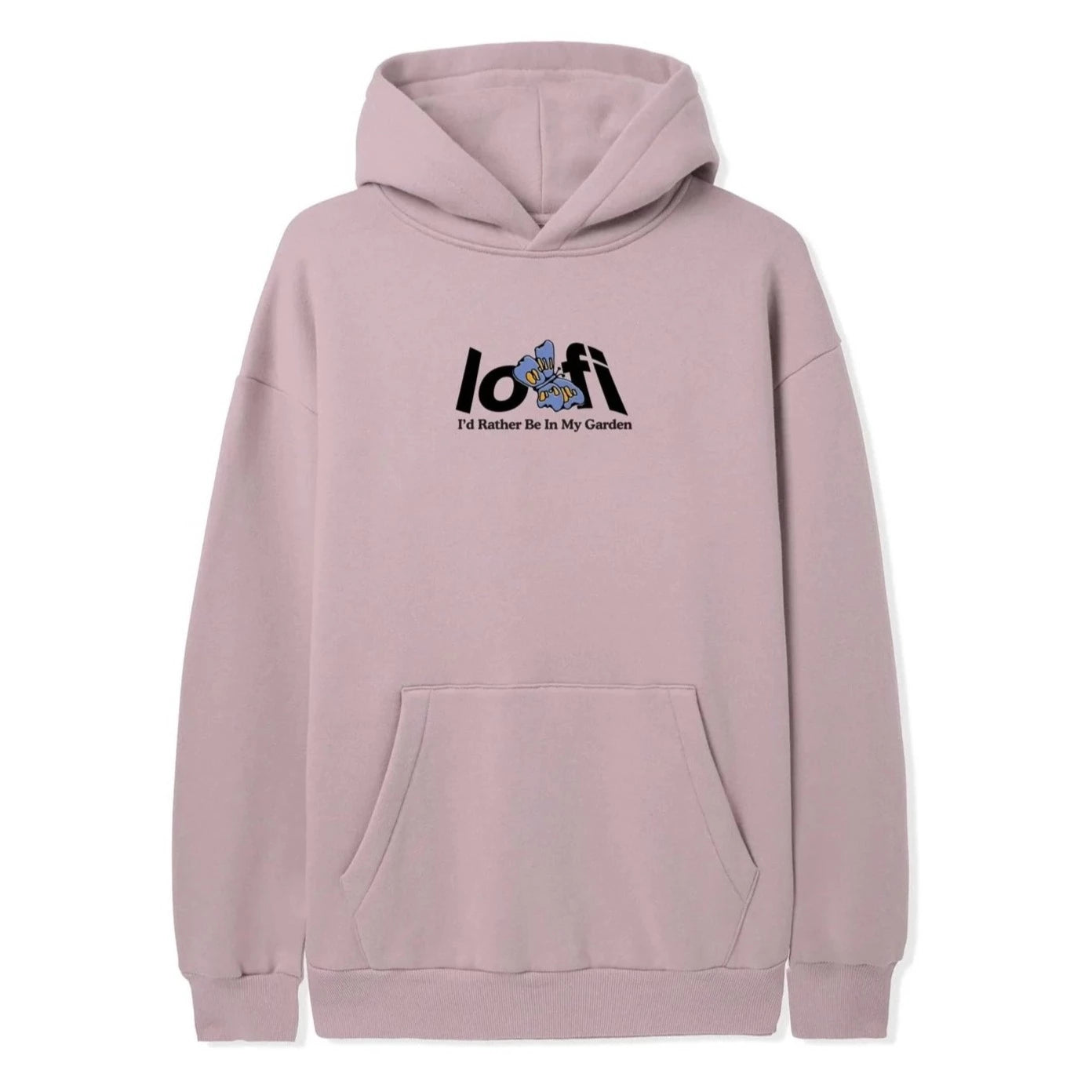【LO-FI】GARDEN LOGO PULLOVER HOOD [ASH GREY] Lo-Fi Garden Logo Hoodie - Ash Grey | Always in Colour
