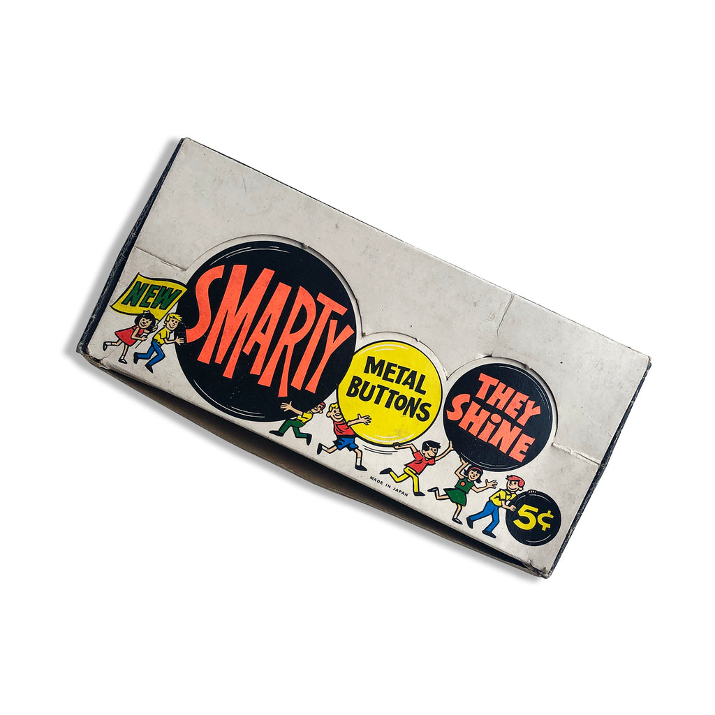 TOPPS Smarty Metal Buttons 1960s